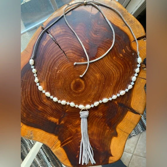 Natural Freshwater Pearl Necklace - Picture 12 of 12